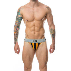 MOB Eroticwear Jockstrap Mob Classic Noir-Orange